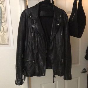 Extra Large All Saints Leather Jacket (Men’s)